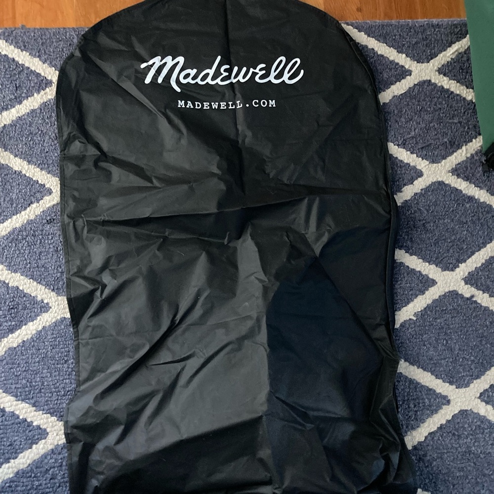 Madewell garmet bag